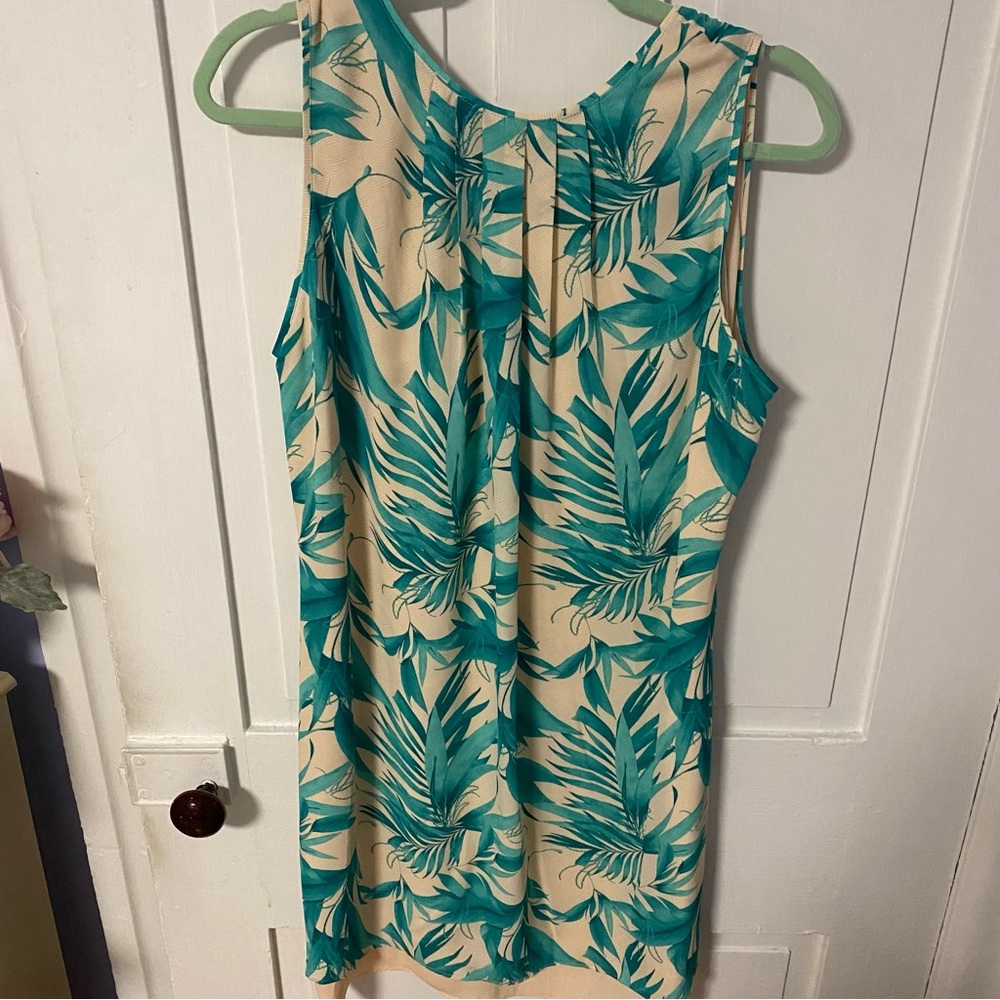 H&M Green Palm Dress